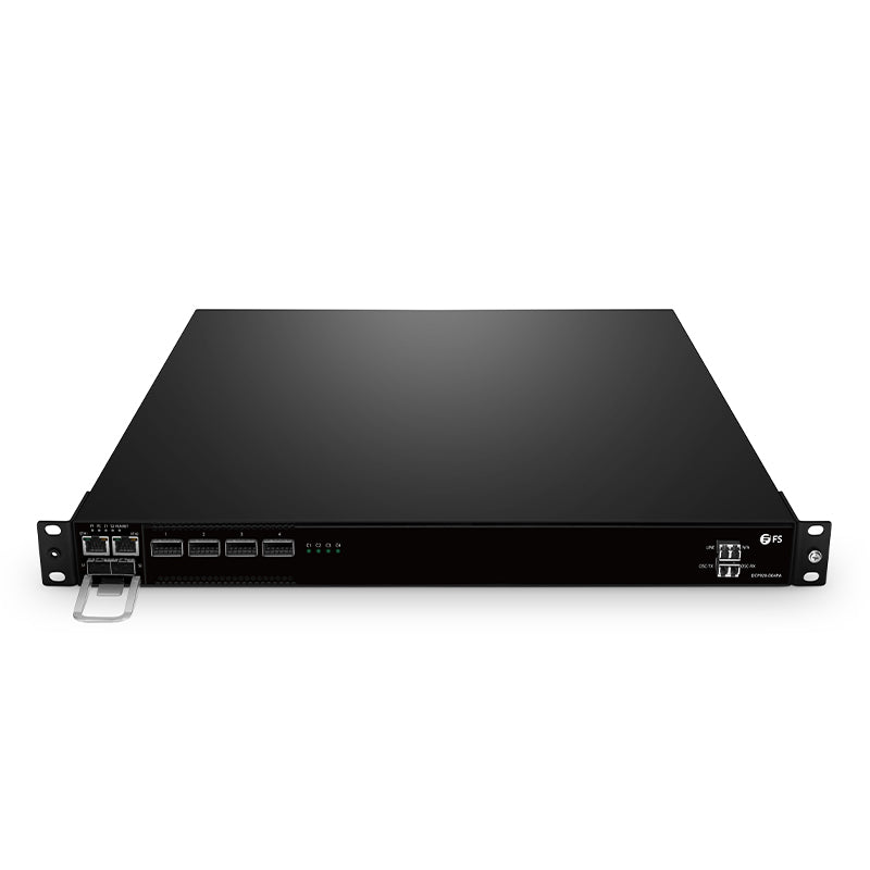 DCP920-D04PA, 4 Channels 100G DWDM PAM4 Open Line System, C45-C60, 4 x 100G QSFP28, Single Fiber, Side-A, with Built-in 100G PAM4 Module, 1U Rack Mount, 80km