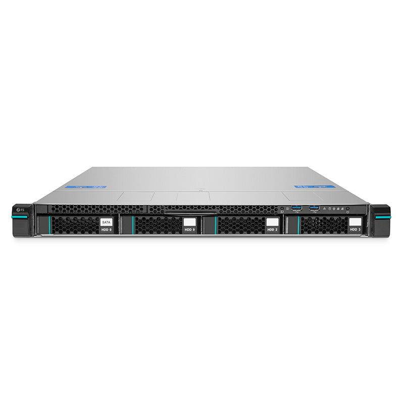 RS3110, 1U Rack Server, 1 x Intel® Xeon® Scalable Processor, 1 x 16GB of Memory, 1 x 3.5'' Hot-swap SATA Drive Bays, 2 x RJ45 1GbE Ports, 450W Redundant