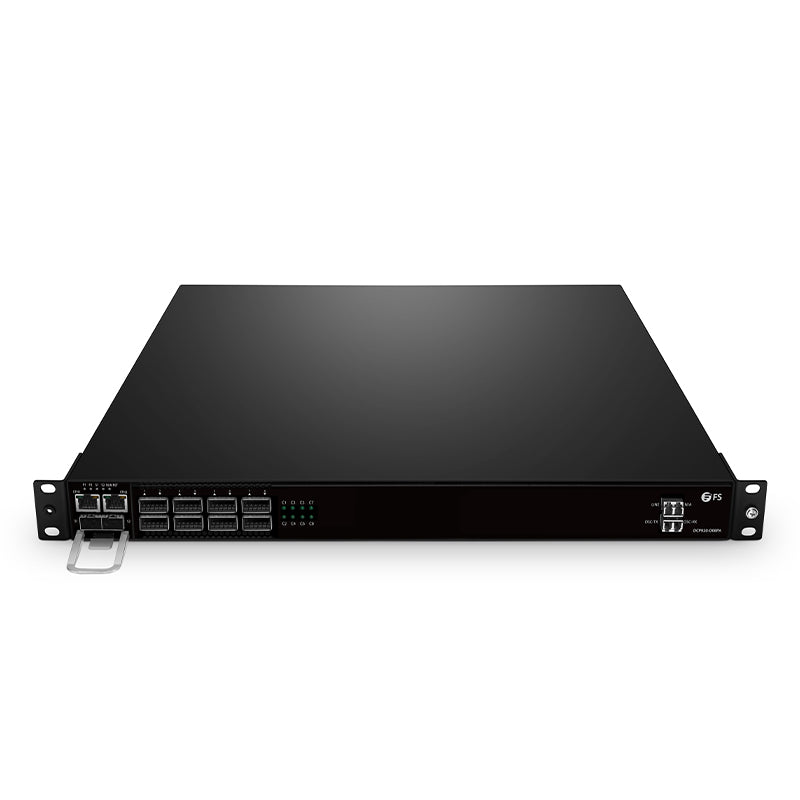 DCP920-D08PA, 8 Channels 100G DWDM PAM4 Open Line System, C45-C60, 8 x 100G QSFP28, Single Fiber, Side-A, with Built-in 100G PAM4 Module, 1U Rack Mount, 80km